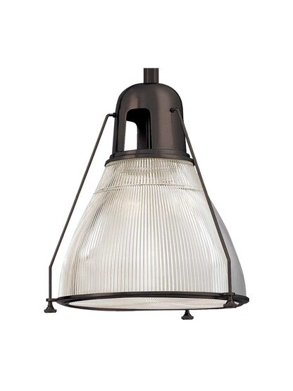 Haverhill 8 inch Pendant in Old Bronze.